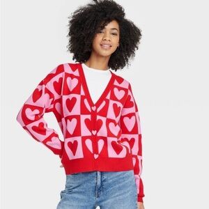 Target valentine cardigan heart
